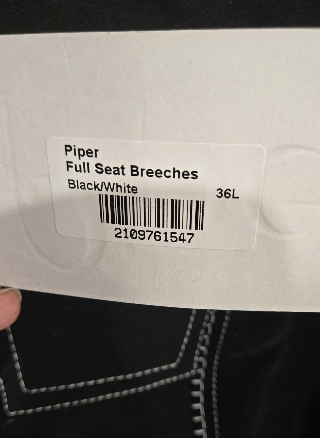 Nwt - Piper Smartpak Full Seat Riding Breeches - 36l — image 4 of 8